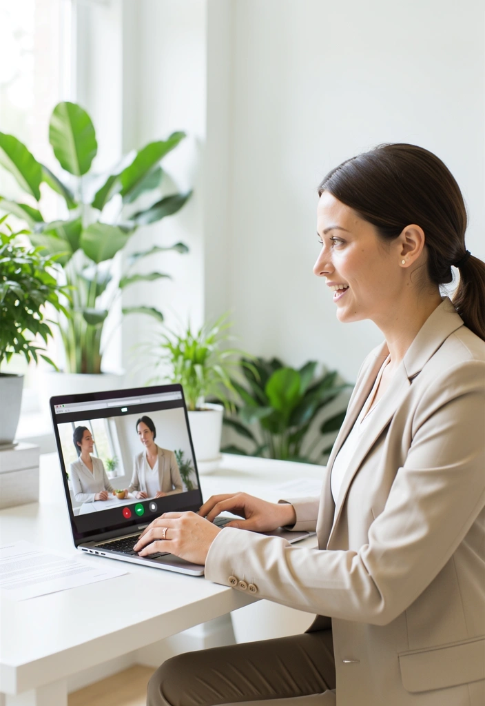 Online-Beratungssituation